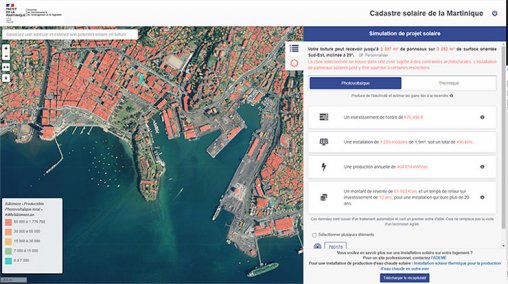 Cadastre solaire de Martinique